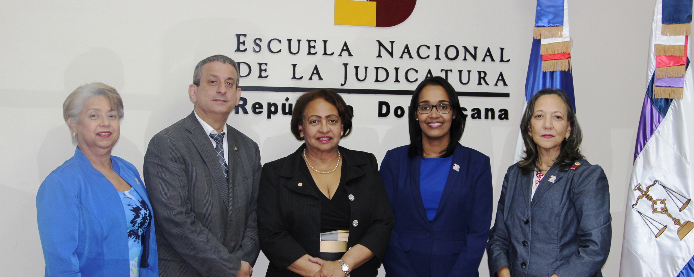 Imagen Magistrados Rafael Vásquez Goico y Yumiris Tuitt Santana son los nuevos integrantes del Consejo Directivo ENJ