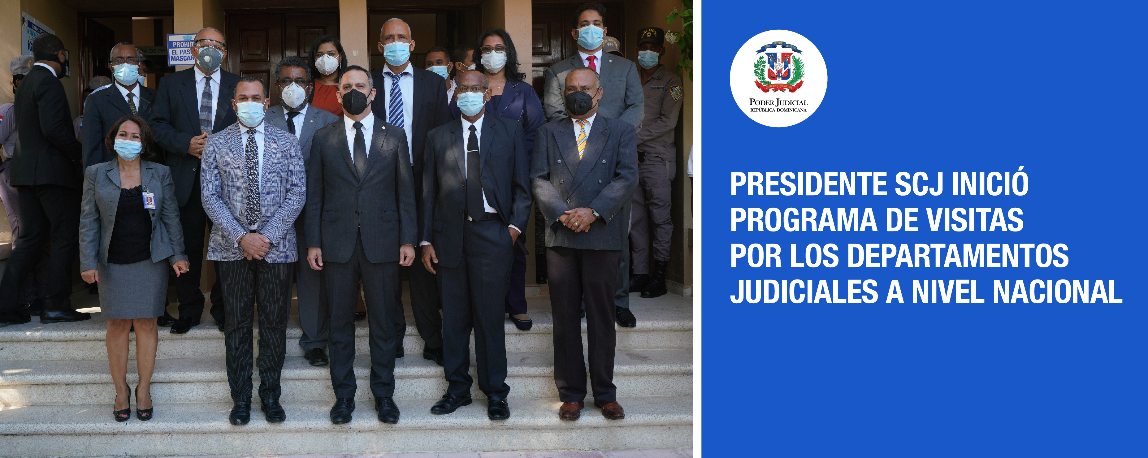 Imagen Presidente SCJ inició programa de visitas por los Departamentos Judiciales a nivel nacional