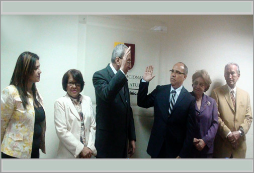 Imagen Consejo Directivo juramenta nuevo subdirector Escuela Nacional Judicatura