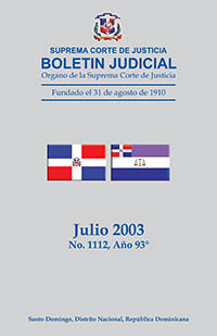 imegen correspondiente al mes Julio del año 2003